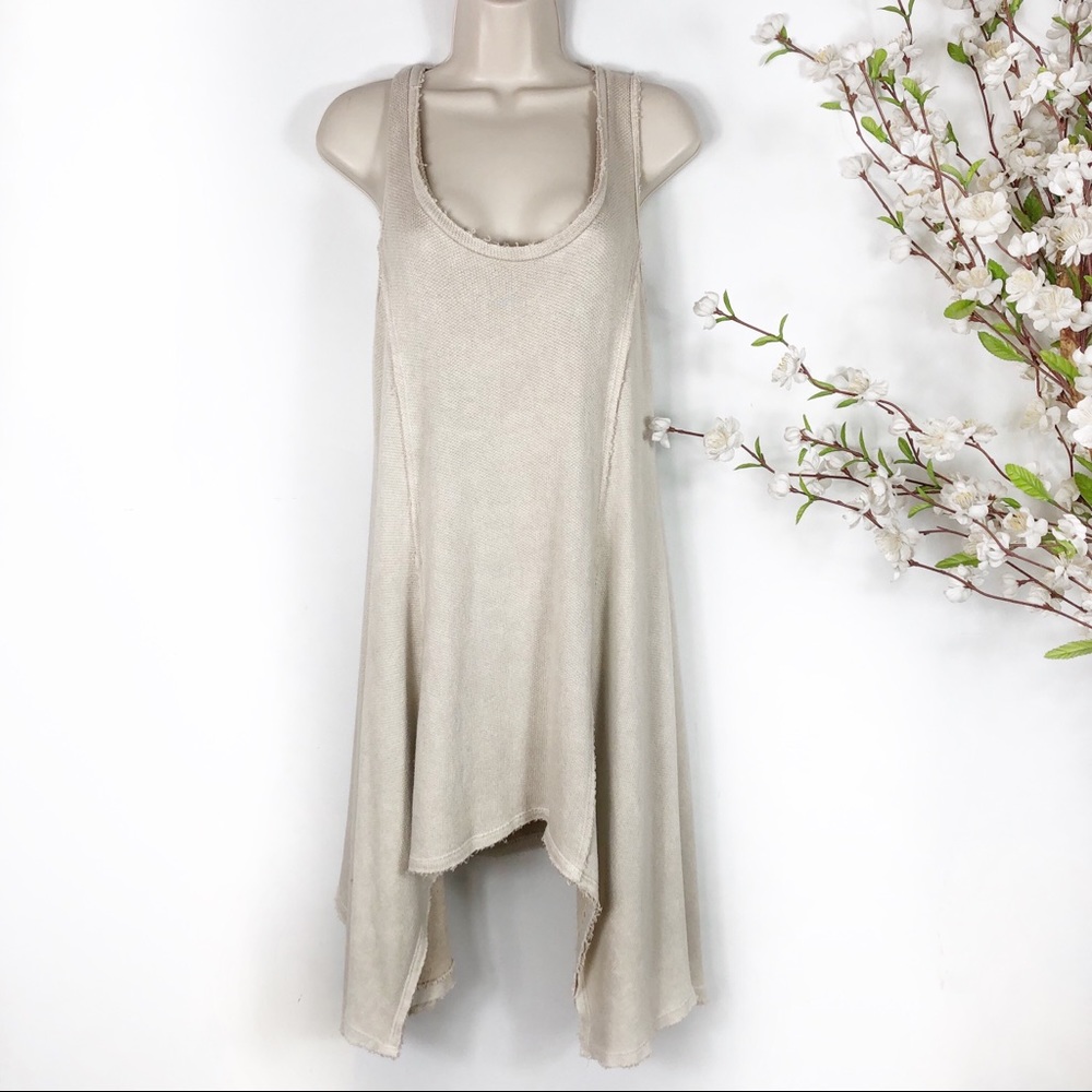 UO Ecotè Sleeveless Sweater Asymmetrical Tunic